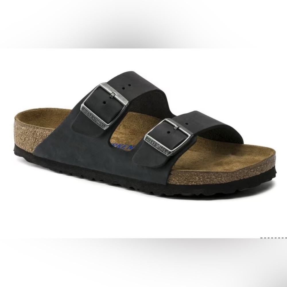 Arizona Soft Footbed Oiled Leather - Black. NWT. Size 38